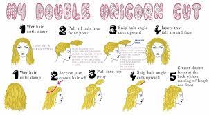 In this video, i show how i cut my own hair using the ponytail or unicorn hair cutting method. Pin On Curly Girl Method