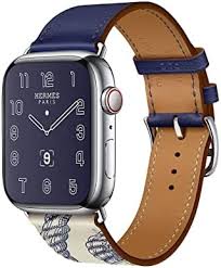Buy mens hermes apple watch band Hotsell DONEGANI LB1 Leather Band for  Apple Watch Bands series Ultra 2 49mm Series 10 46mm 9 8 7 45mm 41mm SE 6 5  4 44mm
