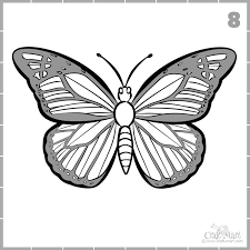 Cute hippo animals stuffed felt key chain key ring with or without colorful personalised words beaded craft kids friend gift toys. How To Draw A Butterfly Step By Step Easy And Fast Craft Mart