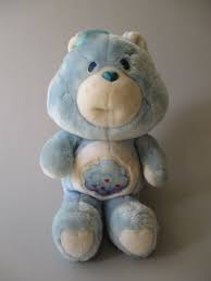Grumpy Bear Plush Stuffed Animal Kenner Grumpy Bear Original Grumpy Bear Collectible Blue Care Bear Vintage Care Bear Care Bear Cloud Care Bears Stuffed Animals Bear Plush Plush Stuffed Animals