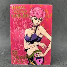 Jojo's Bizarre Adventure Golden Wind TRISH UNA No.03 Metallic Card  Anime Manga | eBay