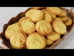 In a large bowl combine flour, sugar, baking powder and salt together. Easy Homemade Butter Cookies Recipe How To Make Butter Cookies Youtube