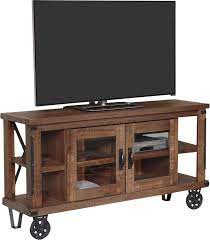 Leandra 61 Tv Stand Living Room Tv Stand Industrial Tv Stand Tv Stand