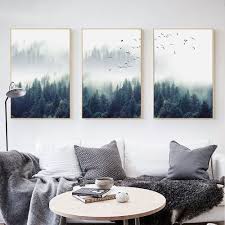 Choose from 640000+ nordic style home decoration graphic resources and download in the form of png, eps, ai or psd. Garden Poster Wall Art Canvas Poster Nordic Decoration Forest Lanscape Living Room Home Decor Home Garden