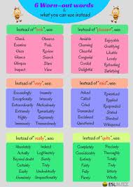 Other Ways To Say 12 Boring Words And What You Can Use Instead 2 2 Other Ways To Say Learn English Ways To Say Hello