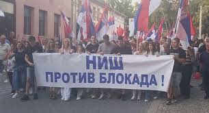 Niš protiv blokada - građani poručuju: Hoćemo mir! Hoćemo moju Srbiju!