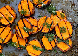 Bring It Summer Vegetarian Bbq Grilled Sweet Potatoes Bbq Side Dish Recipes