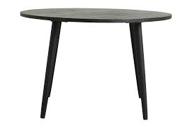 Rectangular dining tables are perfect for a large gathering, it allows more than 4 people to join the table. Nordal Hau Round Dining Table Black Living And Co