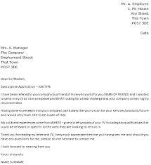 Cover Letter Example For Unadvertised Job Openings Icover Org Uk
