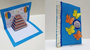Homemade birthday cards are not that hard to make, but they'll definitely show how much you birthday cupcakes are always an adorable look, but nothing makes a cuter cupcake wrapper than an pop out birthday cards don't have to include a bundle of balloons. Diy Cake Pop Up Card For Birthday Easy 3d Cards Diy Diy Beautiful Handmade Happy Birthday Card