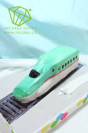 Hayabusa Tohoku Shinkansen Cake Trains Birthday Party Train Birthday Cake Train Birthday