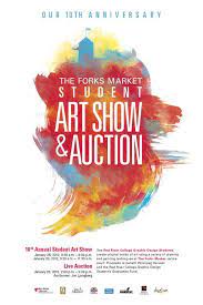 the forks market student art show and auction 2012 poster design art exhibition posters art festival poster exhibition poster