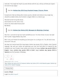 Check spelling or type a new query. Happy Mothers Day Quotes 2015 In English Hindi Spanish Http Www H