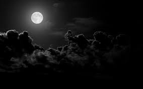 Wallpaper Night Sky Clouds Moon Moonlight Atmosphere Midnight Light Cloud Darkness Black And White Monochrome Photography Full Moon 1920x1200 Hanako 72053 Hd Wallpapers Wallhere
