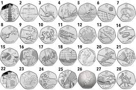 Most Valuable Coins Revealed List Shows Rarest 50p Coins To