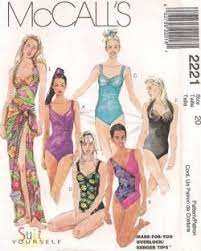 Finding Vintage Plus Size Swimwear Sewing Patterns Lovetoknow Swimwear Sewing Patterns Bathing Suits One Piece Retro Swimsuit