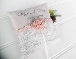 Ring Cushions With Name And Date Vintage In 2020 Ringkissen Hochzeit Ringe Und Vintage