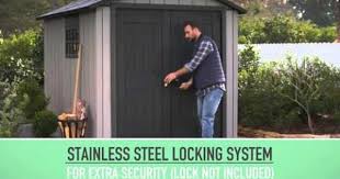 Keter Kunststoffgeratehaus Oakland 7511 Streichbar Aussenmasse Inkl Dachuberstand Ca 229 X 350 X 242 Cm Bx Kunststoffgeratehaus Gartenhaus Metall Gartenhaus