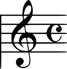 Treble & bass clef coloring page. File Treble Clef 2 Svg Wikipedia