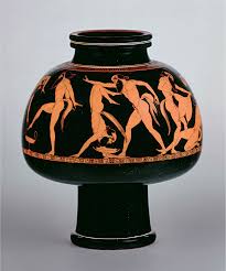 Douris Frolicking Satyrs 480bce Red Figure On Psykter Ceramic British Museum London Ancient Greek Pottery Ancient Greek Art Greek Vases
