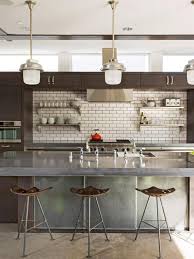 Tile a kitchen backsplash and create an instant focal point. Our Favorite Modern Kitchens From Designers Portfolio Industrial Style Kitchen Modern Kitchen Island Design Kitchen Design