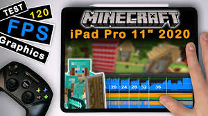Pocket edition para iphone, ipad o ipod. Game Test Minecraft Pe On Ipad Pro 11 2020 Fps Graphics Test 120 Fps Isebbe Youtube