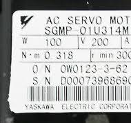 33107 YASKAWA ELECTRIC AC SERVO MOTOR W/ GEARMOTOR SG25SA ...