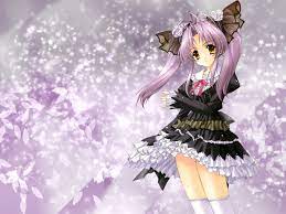 The best gifs are on giphy. Purple Anime Girl By Xsweethanamix On Deviantart