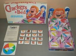 Crackers in my bed is a fine platform game that features unique action, a familiar theme, and the use of basic learning skills. Vintage Crackers In My Bed Board Game Parker Brothers 1987 100 Complete Vintage Board Games Board Games Game Sales