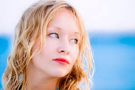 Apply your lipstick with a lip brush. How To Wear Red Lipstick In The Summer Style On The Side