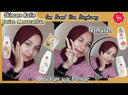 Kandungannya sendiri berupa ekstrak alami vitamin c 30. Cara Penggunaan Skincare Viva Untuk Kulit Normal Mencerahkan Wajah Viva Bengkoang Series Youtube