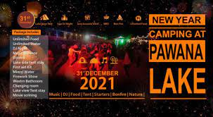 New Year 2022 Live Pawna Lake Camping Lonavla New Year 2022 Dj Night Event