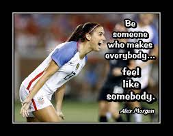Soccer Inspirational Quote Wall Art Gift Alex Morgan Star Photo Poster Champion Motivation Soccer Motivation Soccer Quotes Girls Inspirational Soccer Quotes