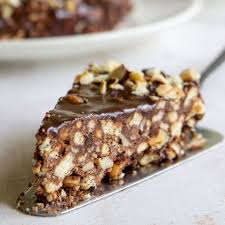 Chocolate Hazelnut Fridge Cake Recipe Lazy Cake Fridge Cake Cake Recipes