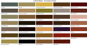Cabot Factory Wood Stain Colors Fence And Deck Stains
