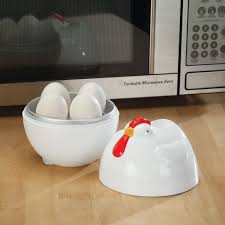 Ez eggs as seen on tv is the microwave egg cooker that saves you time and pots by cooking the fastest, healthiest eggs in the microwave. Rooster Microwave Egg Cooker By Chef S Pride Egg Maker Walter Drake