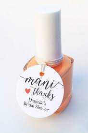 Mani Thanks Nail Polish Bridal Shower Favors Bridal Shower Favor Ideas Bridal Shower Tha Fun Bridal Shower Games Bridal Shower Rustic Summer Bridal Showers