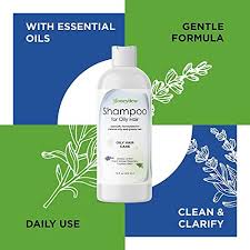 Mix aloe vera and lemon juice together, which acts as an astringent to help control sebum production and make your hair softer, says dr. Clarifying Shampoo For Oily Hair Care Rosemary Essential Oil Scalp Treatment And Oily Hair Shampoo For Men And Women Sulfate Free Shampoo For Color Treated Hair With Lavender Essential Oil