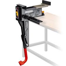Rockwell Benchjaw Hands Free Bench Vise Technical Details Hands Free Clamping Mechanism Just Pump The Foot Pedal To Close The Vise Ja Bench Vise Vise Workbench