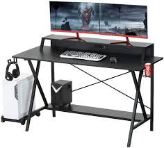 Sedeta Gaming Desk 55 Gaming Table E Sports Computer Desk Gaming Workstation Desk Pc Stand Shel In 2020 Work Station Desk Gaming Desk Pc Gaming Desk