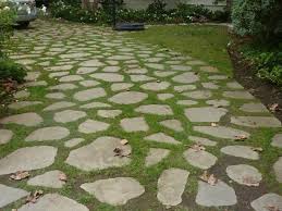 Los angeles driveway pavers come in a large selection of different designs, the most popular of which tend to be interlocking patterns. Richard L Mosbaugh Photos Broken Concrete Grass Driveway Stone Driveway