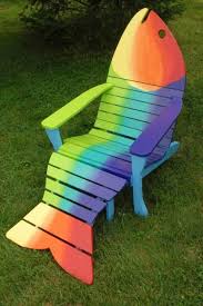 Love This Adirondack Fish Chair Pallet Garden Furniture Pallet Furniture Outdoor Adirondack Chair