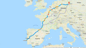 Físico, político, temático e os demais. Mapas Com Distancias Entre Portugal E As Capitais Europeias