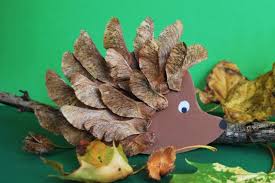 Igel Basteln Kindergarten Basteln Bastel Herbst