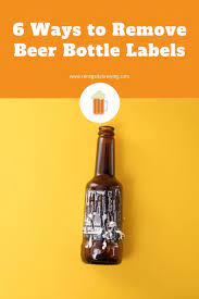 I go through so many that throwing a couple out doesn't really matter. 6 Ways To Remove Beer Bottle Labels