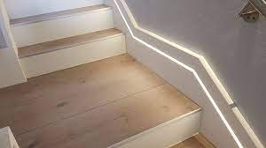 Diy Digital Led Stair Lighting Arduino Apa102 Led Youtube Stair Lighting Stair Lighting Diy Led Stair Lights