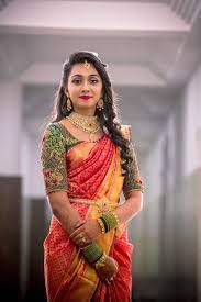 Sadhika venugopal in kanchipuram silk wedding saree from fingerprinz. Latest 40 Classic Bridal Pattu Sarees For Your Wedding Day Bridal Blouse Designs Wedding Saree Blouse Designs Bridal Sarees South Indian