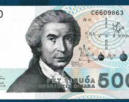 5000 Dinara 1992. Croatian Banknotes HRD War Period, Rudjer Boskovic !