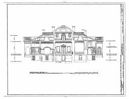 A Section Of Thomas Jefferson S Monticello Architecture Blueprints Thomas Jefferson Home Monticello