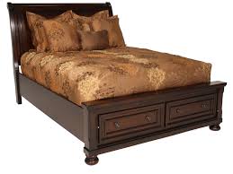 Ashely Porter King Size Sleigh Bed With Storage King Sleigh Bed California King Sleigh Bed Bedroom Furniture